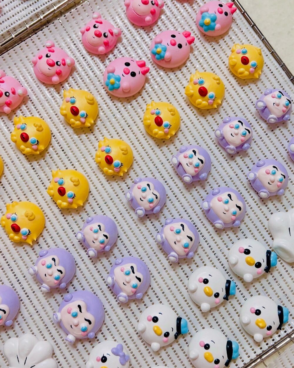 卡通造型平頭馬林糖